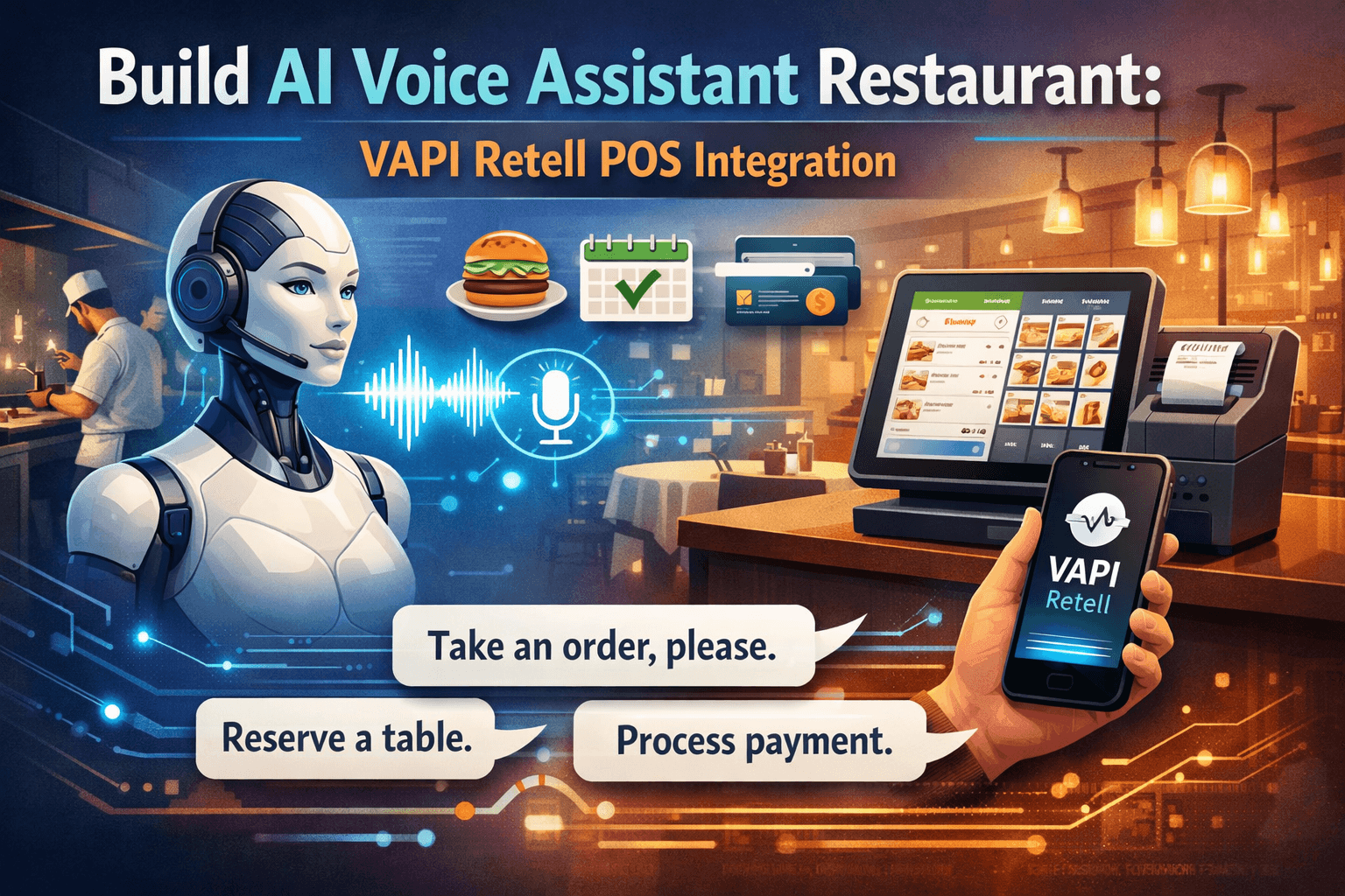 Build an AI Voice Assistant for Restaurants (Vapi / Retell + POS Integration)
