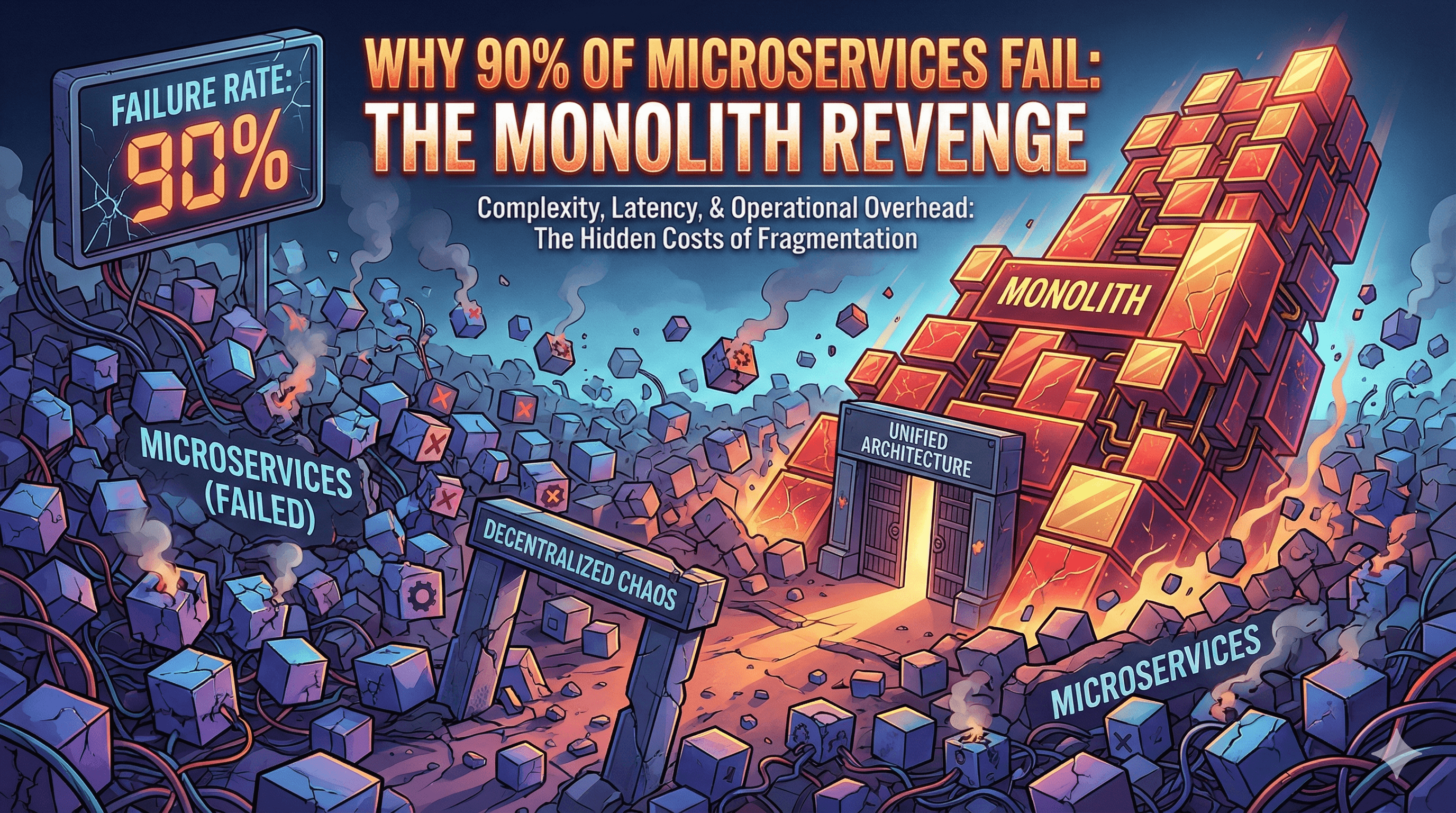 Why 90% of Microservices Fail: The Monolith Revenge