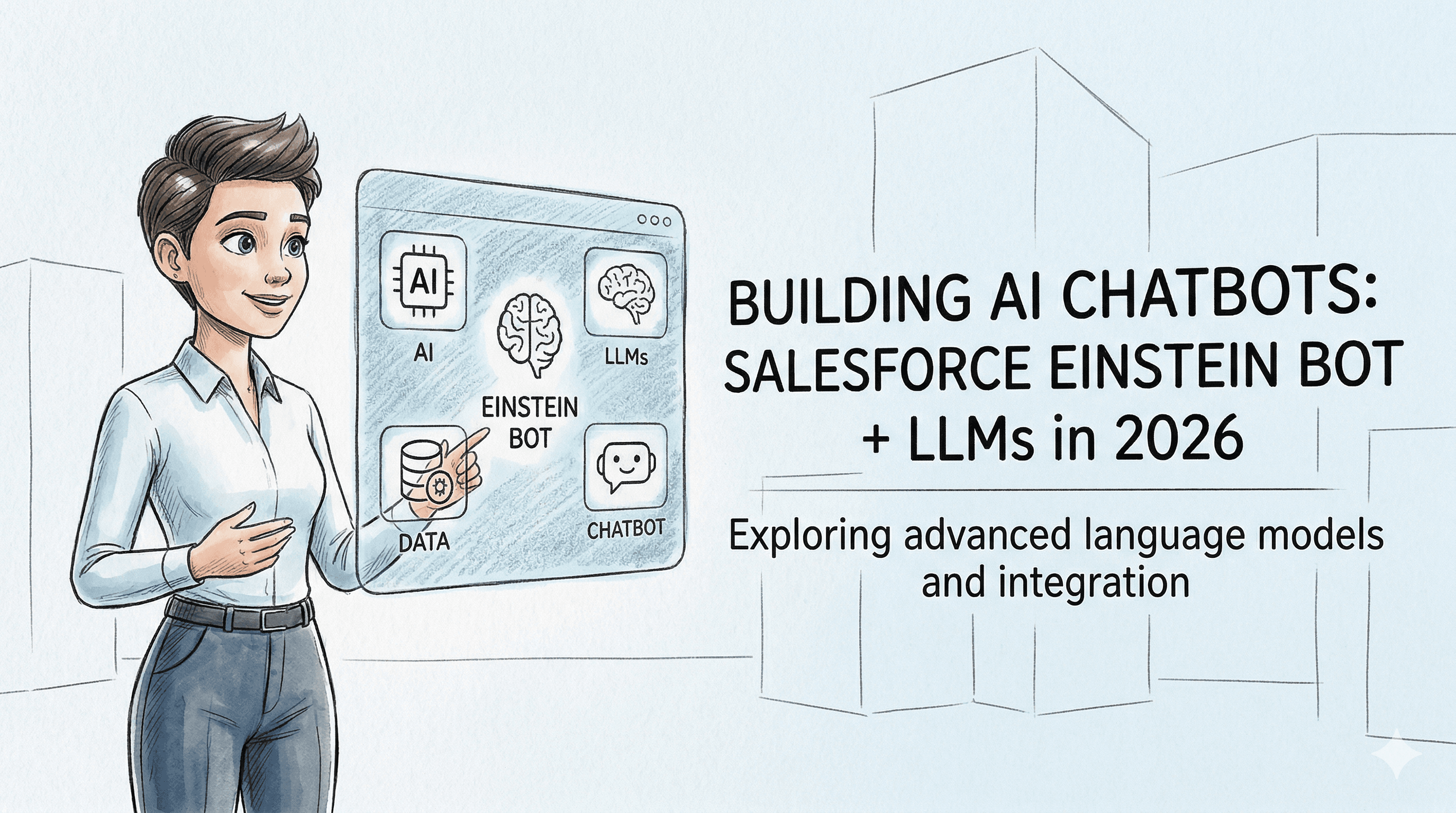 Building AI Chatbots on Salesforce: Einstein Bot + LLMs in 2026
