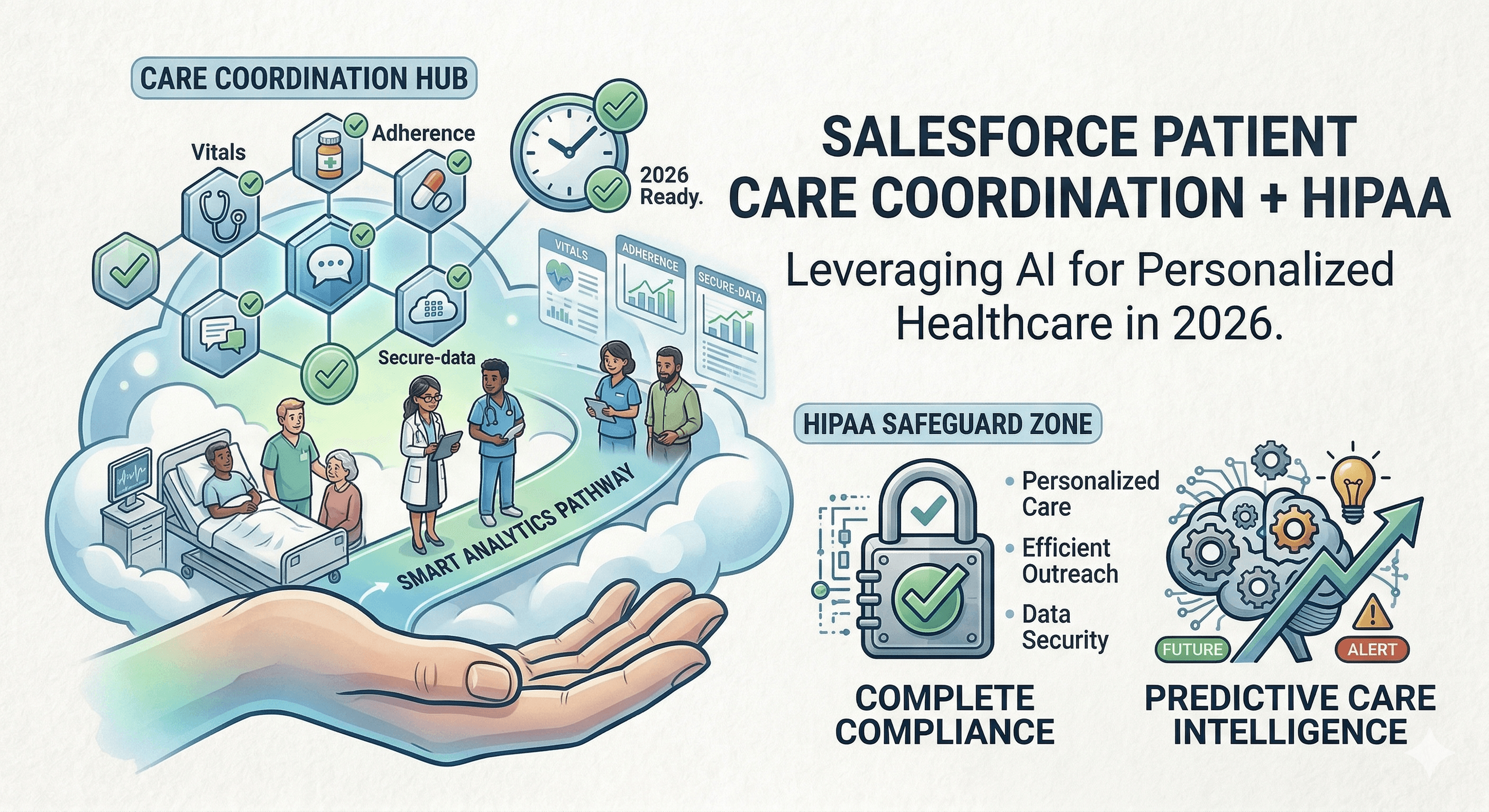 Salesforce + AI for Patient Care Coordination: HIPAA-Compliant Automation 2026