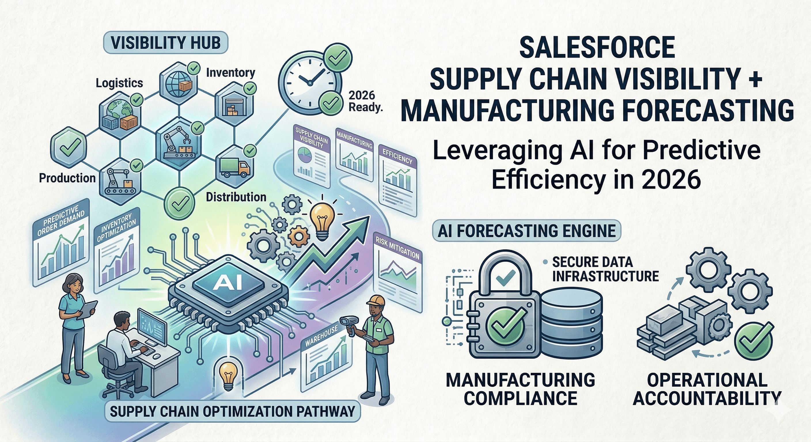 Salesforce Supply Chain Visibility: Real-Time Manufacturing + AI Forecasting 2026