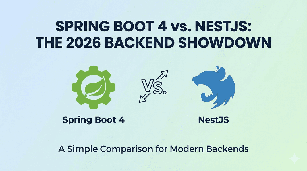 Spring Boot 4 vs. NestJS: The 2026 Backend Showdown | Tirnav Solutions